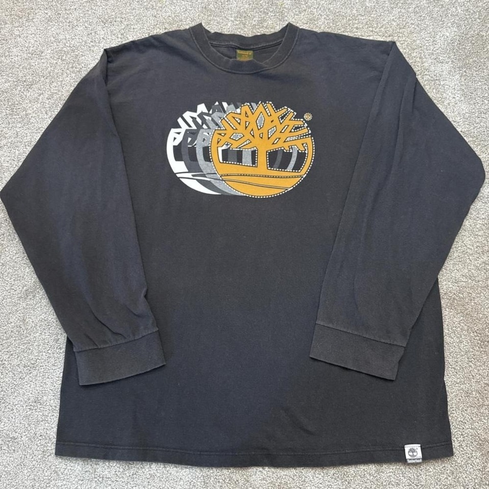 90s Vintage Timberland Heavy Long Sleeve T-Shirt XL